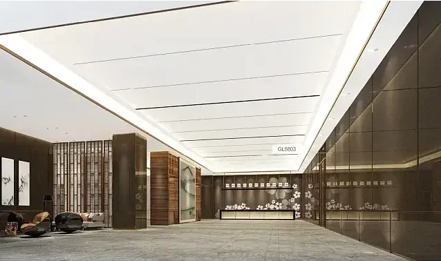 Pandekorasyon na marmol na pader panel PVC/PET film