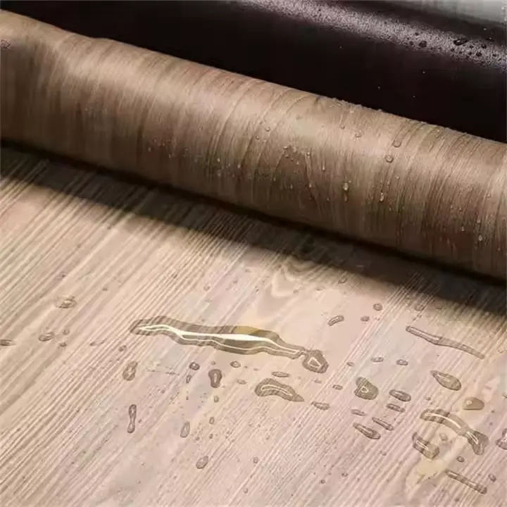 PVC Wood Grain Film Para sa Mga Muwebles na Cover Kusina Gabinete